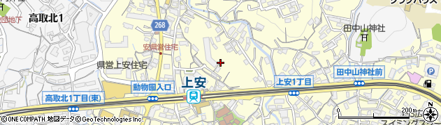 上安第三公園周辺の地図