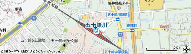 五十鈴川駅周辺の地図