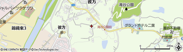 大阪府富田林市彼方180周辺の地図