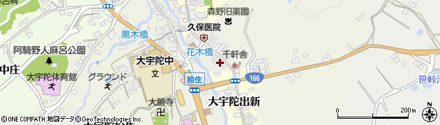 奈良県宇陀市大宇陀拾生1863周辺の地図