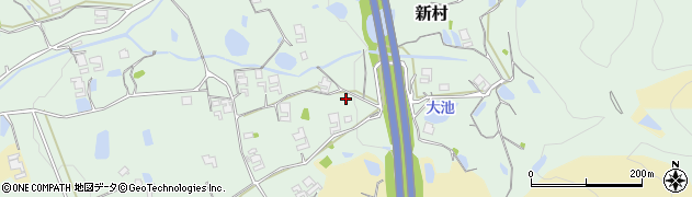 兵庫県淡路市新村周辺の地図