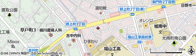 京進スクール・ワン　福山野上教室周辺の地図