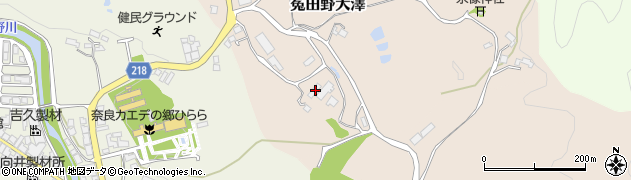 奈良県宇陀市菟田野大澤55周辺の地図