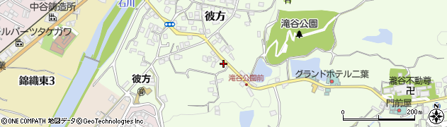 大阪府富田林市彼方159周辺の地図