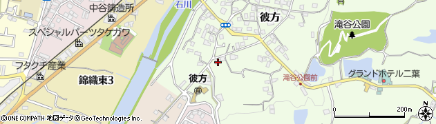 大阪府富田林市彼方92周辺の地図