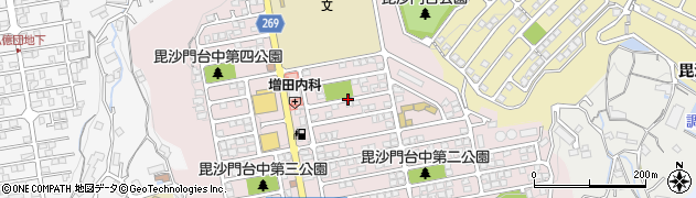 広島県広島市安佐南区毘沙門台周辺の地図