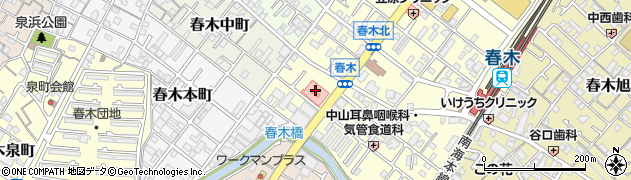 一般財団法人 岸和田農友協会 岸和田平成病院周辺の地図