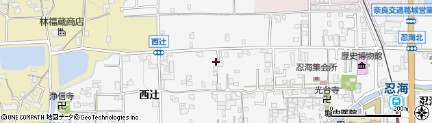 奈良県葛城市西辻68周辺の地図