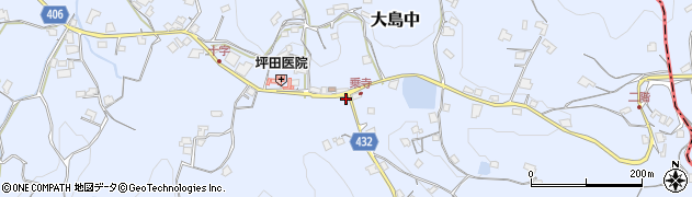 岡山県笠岡市大島中周辺の地図