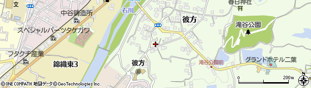 大阪府富田林市彼方137周辺の地図