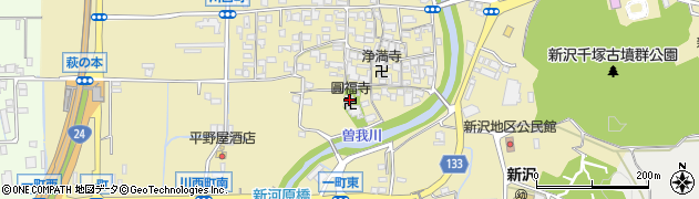 奈良県橿原市川西町426周辺の地図