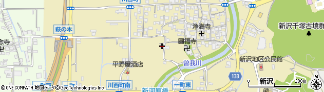 奈良県橿原市川西町448周辺の地図