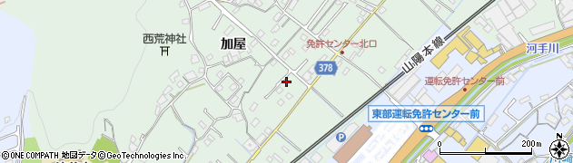 広島県福山市津之郷町加屋225周辺の地図