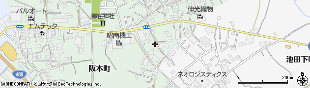 大阪府和泉市東阪本町372周辺の地図