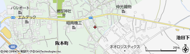 大阪府和泉市東阪本町537周辺の地図