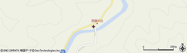 御杖村消防団　第３分団２部屯所周辺の地図