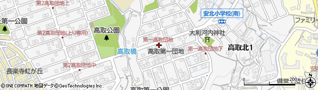 広島県広島市安佐南区高取北周辺の地図