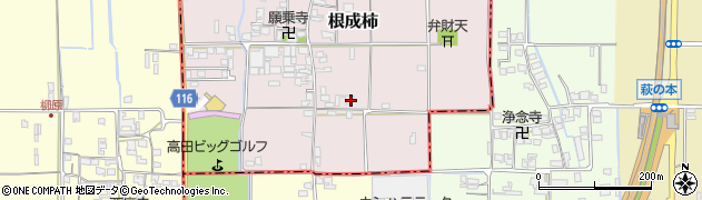 奈良県大和高田市根成柿80周辺の地図