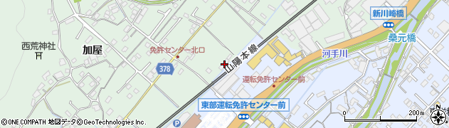 広島県福山市津之郷町加屋甲周辺の地図
