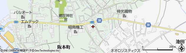 大阪府和泉市東阪本町541周辺の地図