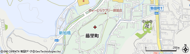 三重県伊勢市藤里町周辺の地図
