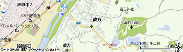 大阪府富田林市彼方466周辺の地図