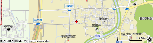 奈良県橿原市川西町340-9周辺の地図