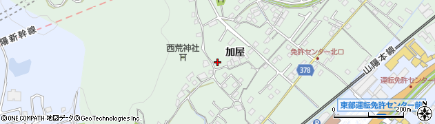 広島県福山市津之郷町加屋197周辺の地図