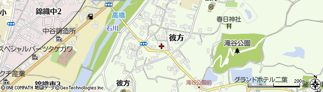 大阪府富田林市彼方467周辺の地図
