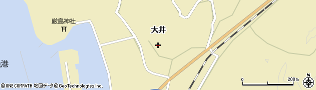 山口県萩市大井大井土井周辺の地図