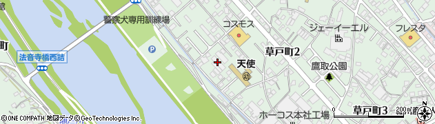 柿原工業株式会社　草戸工場周辺の地図