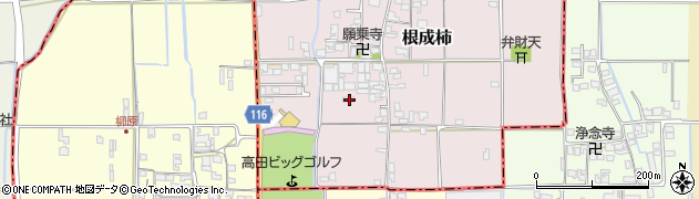 奈良県大和高田市根成柿556周辺の地図