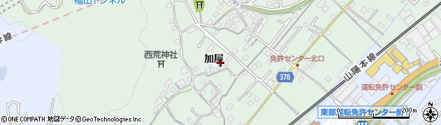 広島県福山市津之郷町加屋242周辺の地図