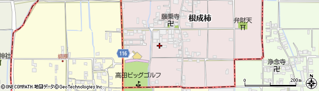 奈良県大和高田市根成柿555周辺の地図