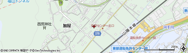 広島県福山市津之郷町加屋218周辺の地図