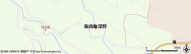 三重県松阪市飯南町深野周辺の地図