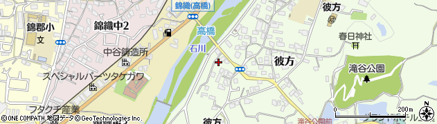 大阪府富田林市彼方125周辺の地図