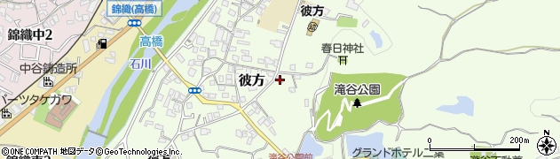大阪府富田林市彼方296周辺の地図
