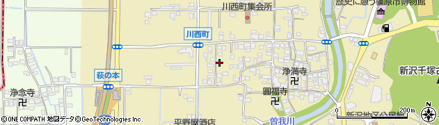 奈良県橿原市川西町340周辺の地図