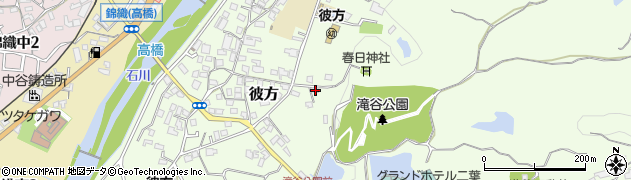 大阪府富田林市彼方266周辺の地図
