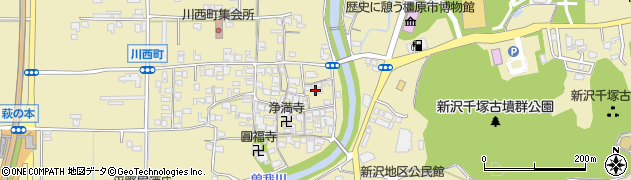 奈良県橿原市川西町399周辺の地図