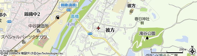 大阪府富田林市彼方477周辺の地図