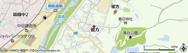 大阪府富田林市彼方452周辺の地図