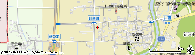 奈良県橿原市川西町337-1周辺の地図