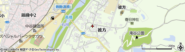 大阪府富田林市彼方460周辺の地図