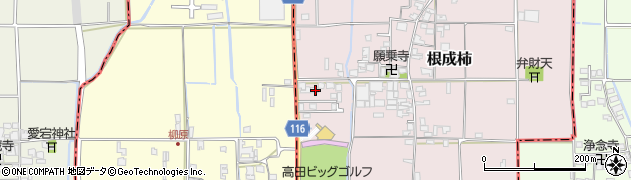 奈良県大和高田市根成柿545周辺の地図