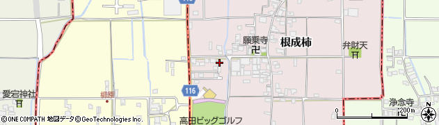 奈良県大和高田市根成柿543周辺の地図