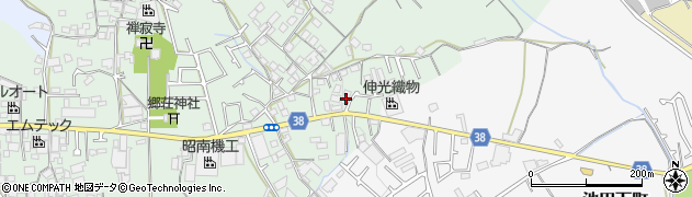 大阪府和泉市東阪本町344周辺の地図