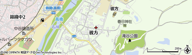 大阪府富田林市彼方445周辺の地図