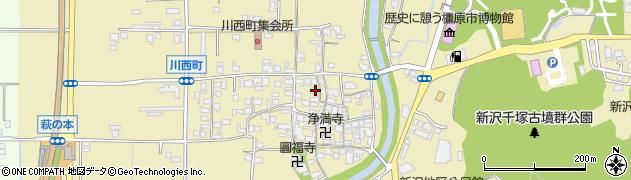 奈良県橿原市川西町370周辺の地図